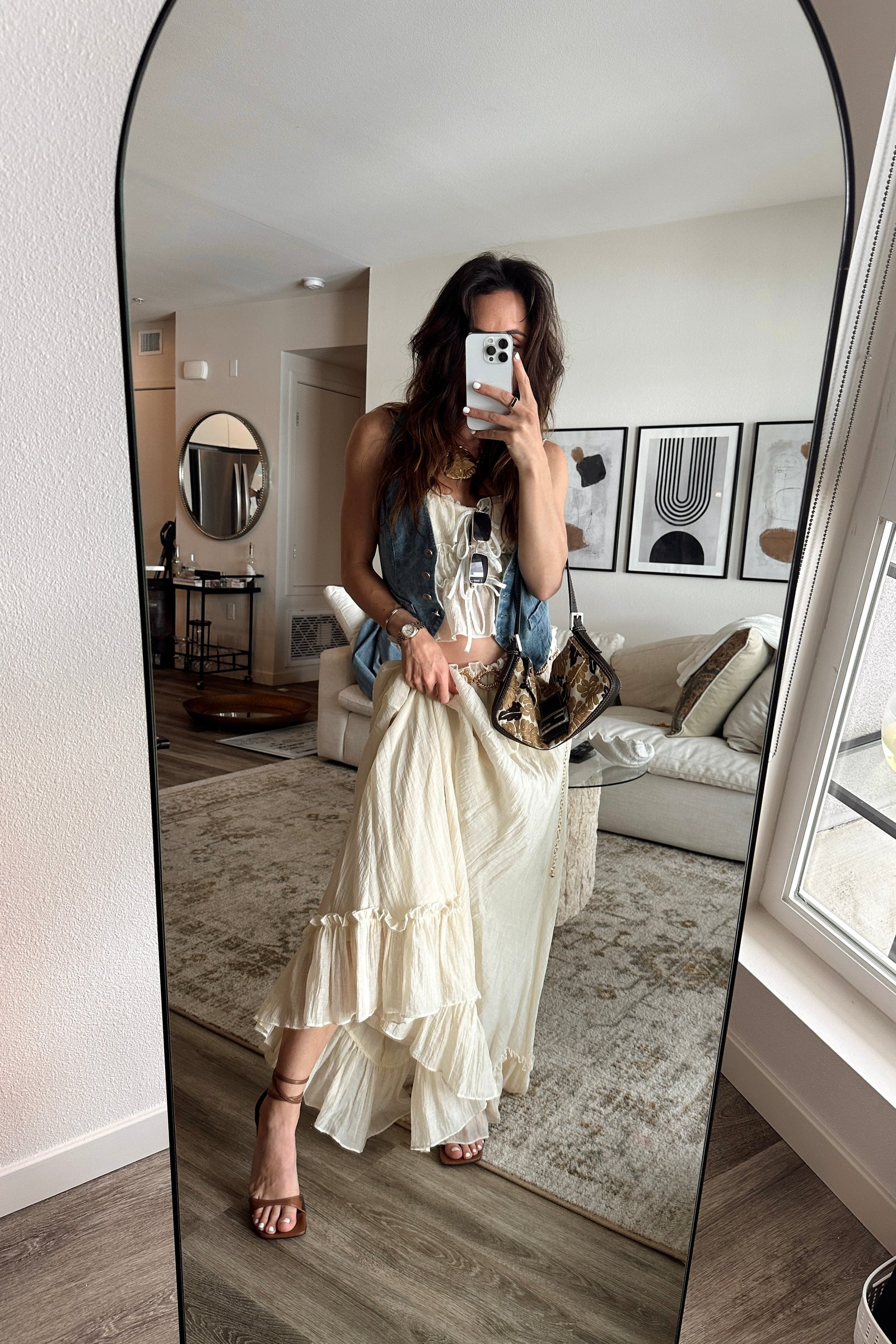 Dahlia Baby Yellow Maxi Skirt - Image 5