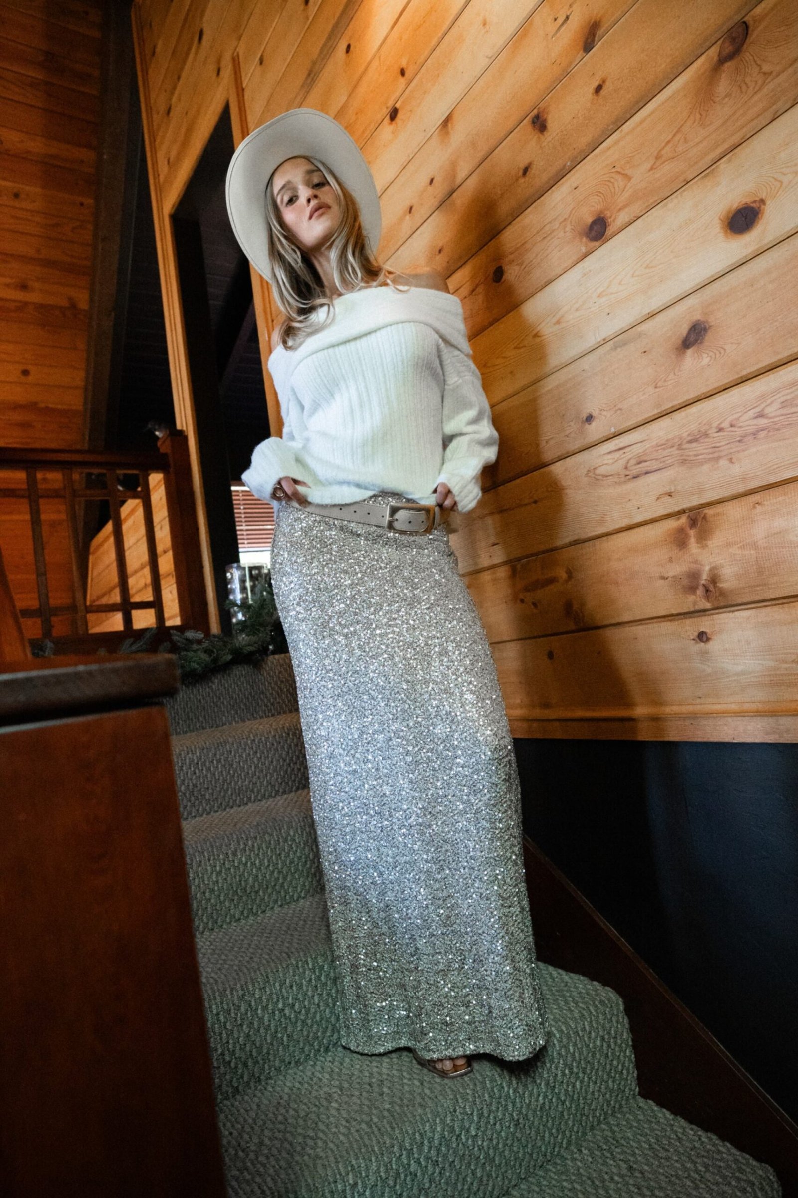 Champagne Nights Maxi Skirt - Image 11